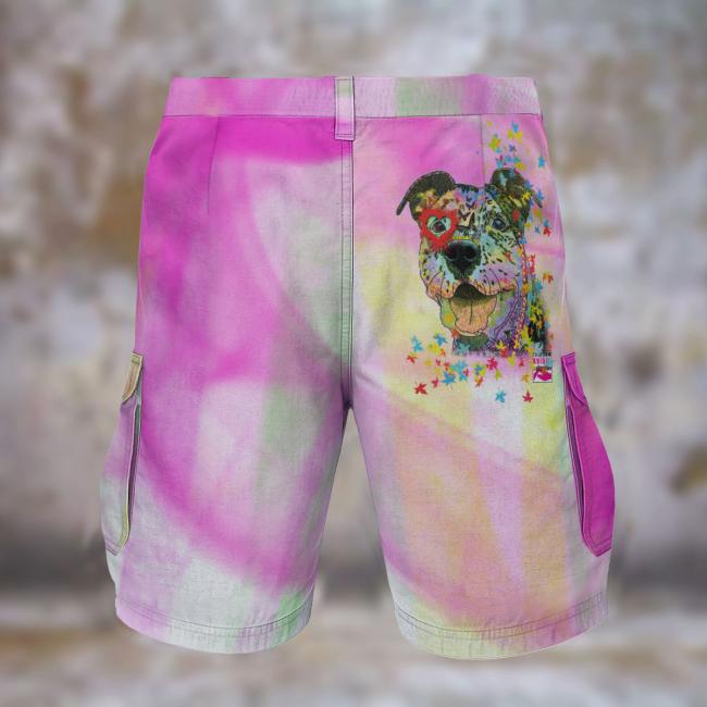 Preview: Cargohose mit Hexe - Hose, lang oder kurz, bunt, 100% Polyester, Grösse S-5XL, fester Stoff, Normale Passform, SOKA, Listenhund, AmStaff, Staff, Staffordshire, PitBull, Pit